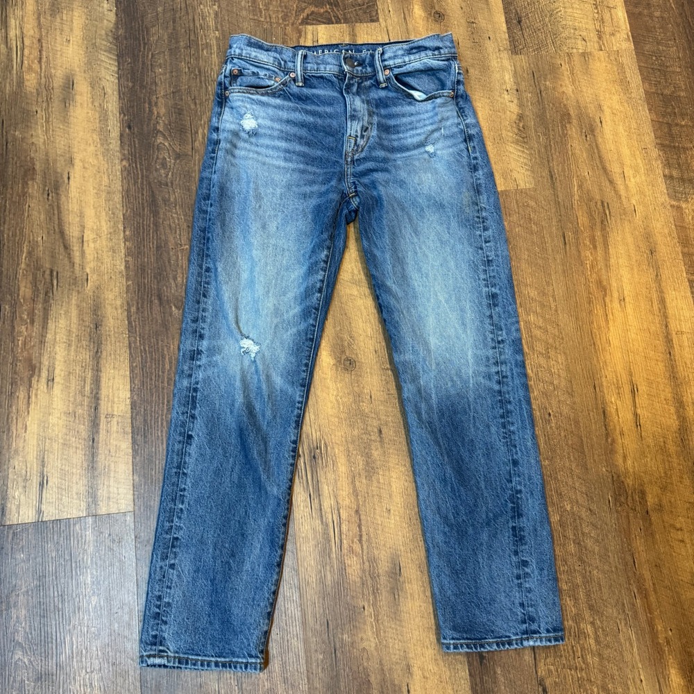 American Eagle Outfitters Mens‎ Jeans AE Easyflex Straight 30x32*(29) Distressed